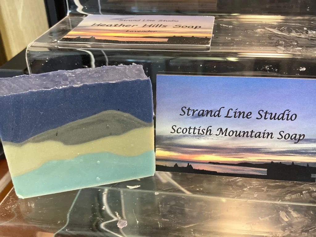 One of Strand Line Studio's soap products called Scottish Mountain Soap